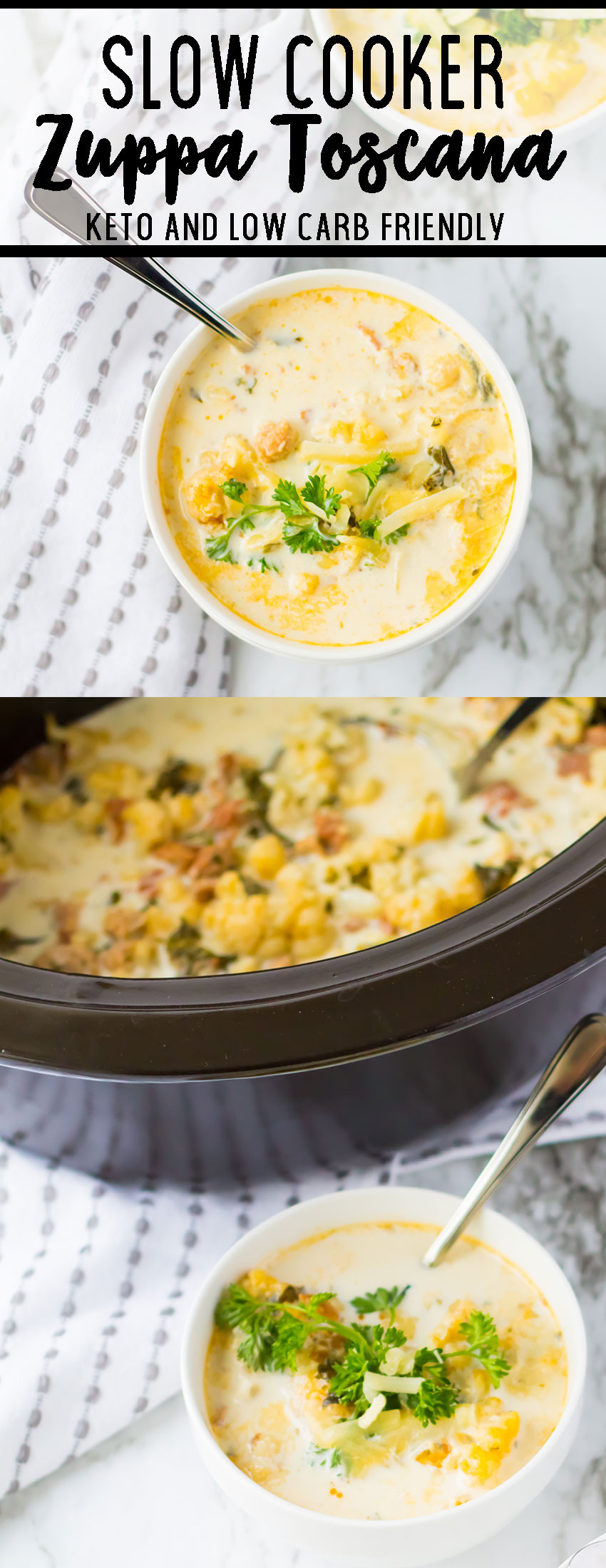 Slow Cooker Keto Zuppa Toscana
 Slow Cooker Zuppa Toscana low carb keto friendly Easy