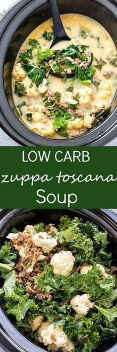 Slow Cooker Keto Zuppa Toscana
 Slow Cooker Low Carb Zuppa Toscana Soup Keto Friendly