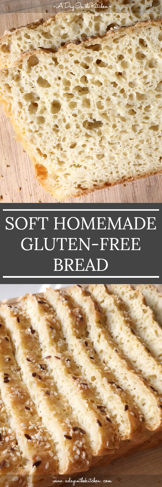 Soft Gluten Free Bread
 Soft Homemade Gluten Free Bread