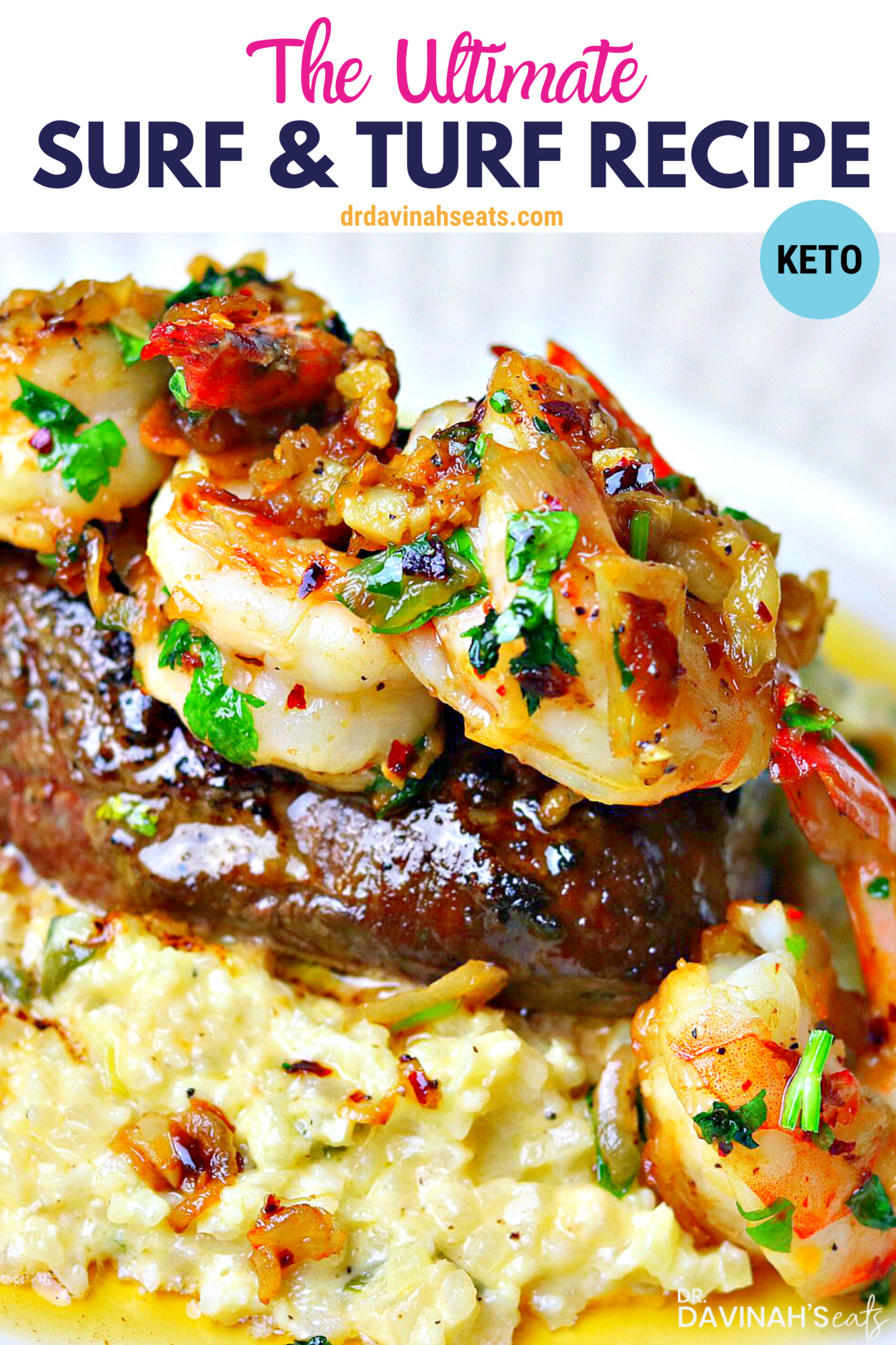Steak And Shrimp Keto
 The Ultimate Surf and Turf Recipe Keto Recipe
