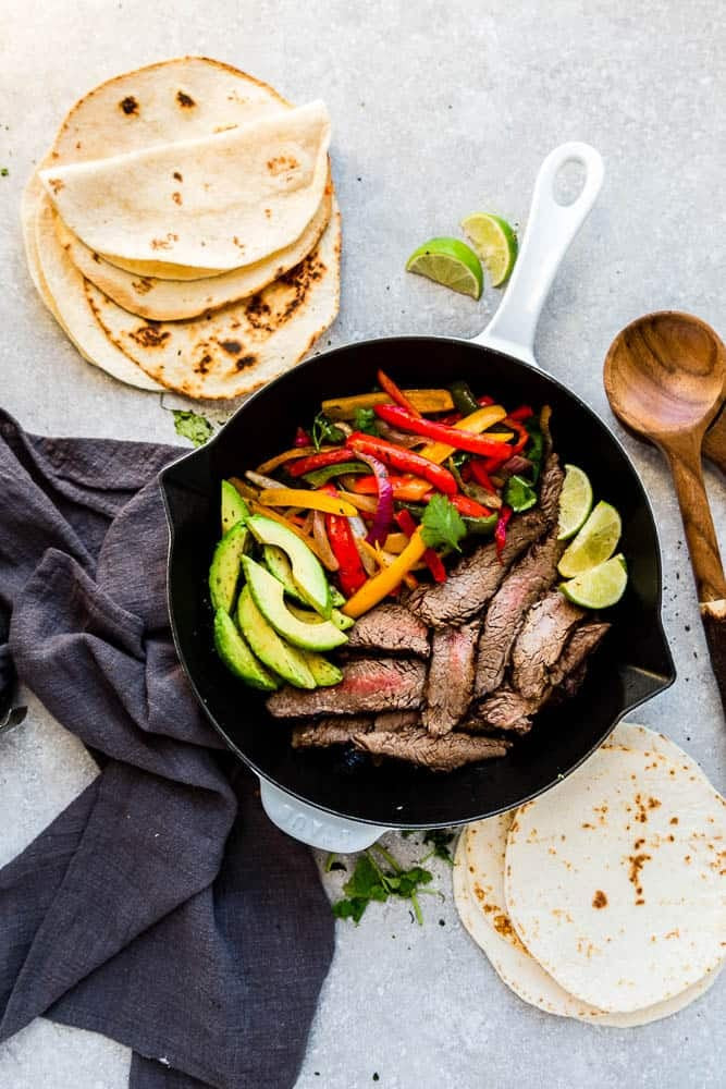 Steak Keto Recipes
 Keto Skillet Steak Fajitas