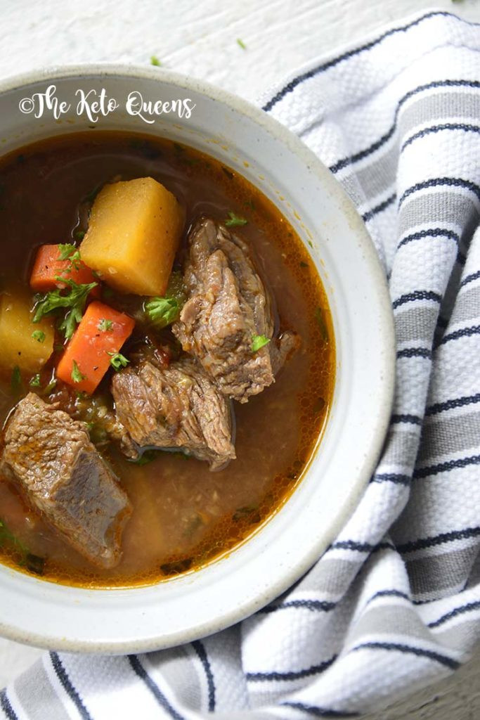 Stew Meat Recipes Crock Pot Keto
 The Best Keto Beef Stew Crockpot Recipe The Keto Queens