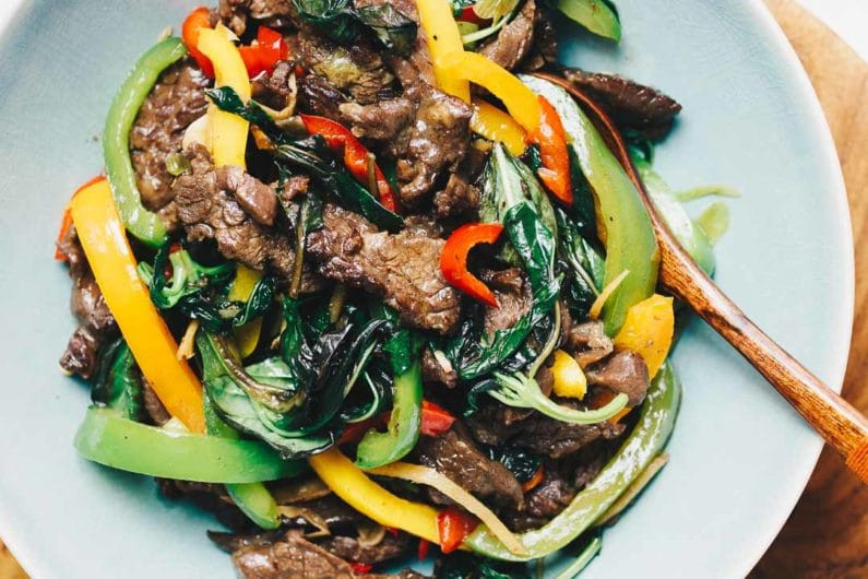 Stir Fry Recipes Beef Keto
 Paleo Thai Basil Beef Stir Fry Pad Gra Prow Whole30