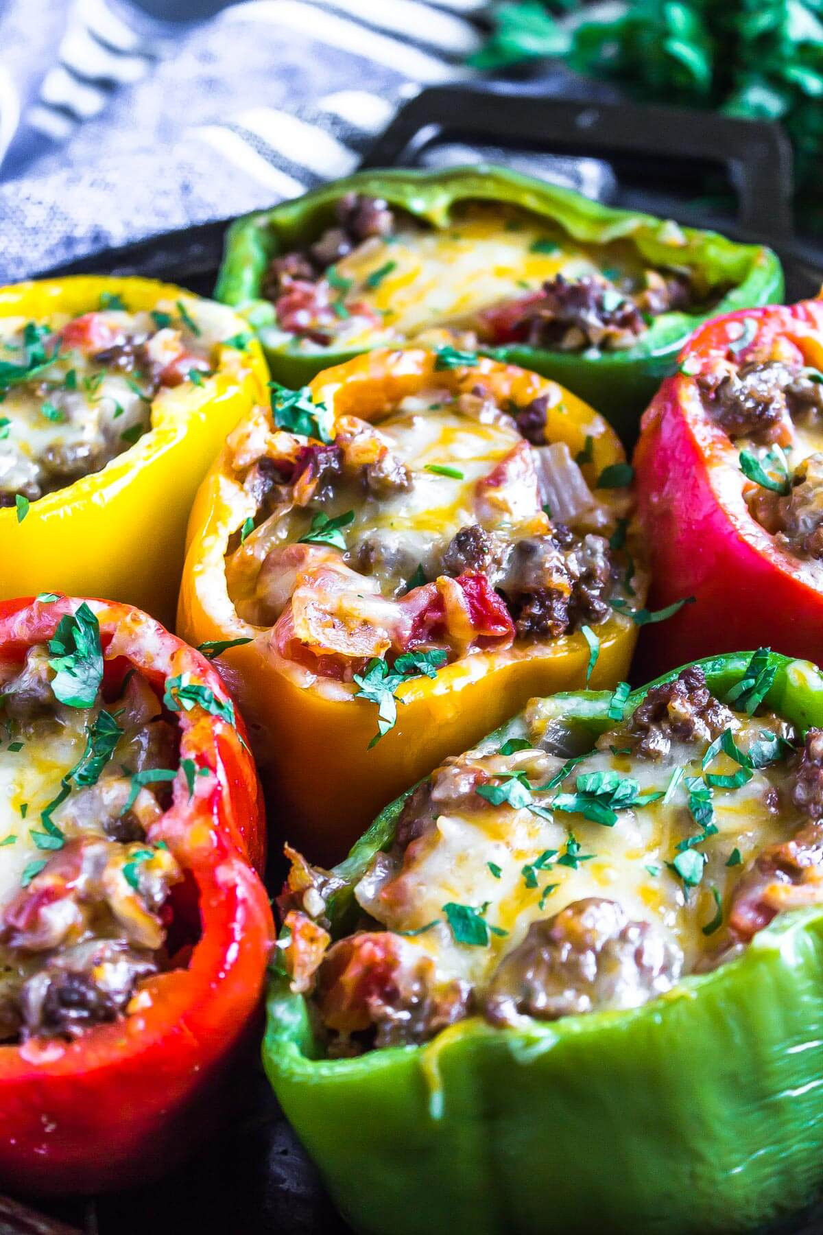 Stuff Peppers With Ground Beef Keto
 Keto Stuffed Peppers [classic recipe] Cast Iron Keto