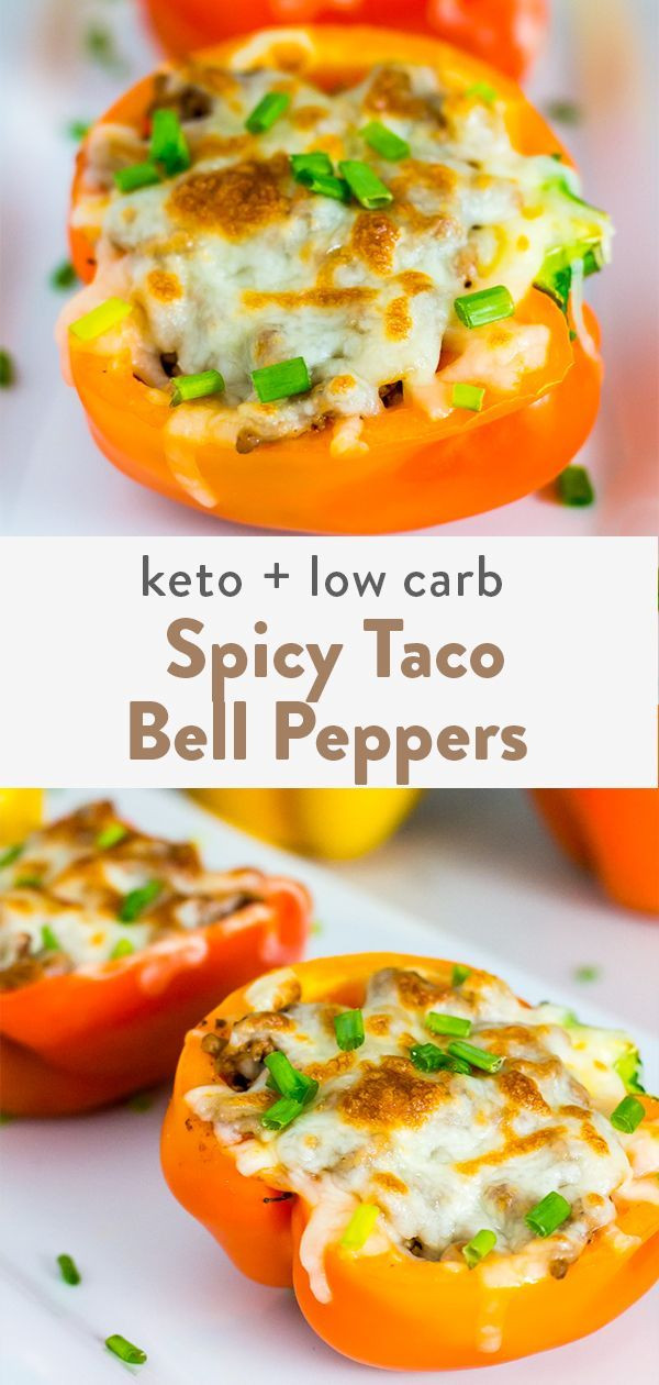 Stuffed Bell Peppers Ground Beef Keto
 Spicy Taco Stuffed Bell Peppers Keto Low Carb