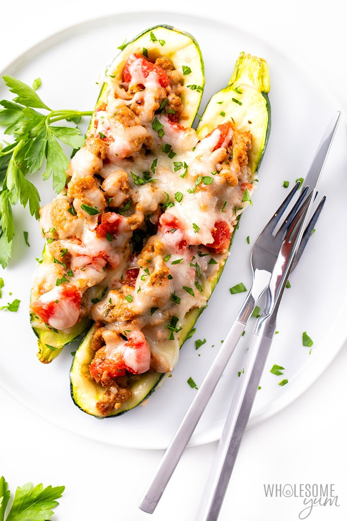 Stuffed Zucchini Keto
 Keto Italian Sausage Stuffed Zucchini Boats Recipe