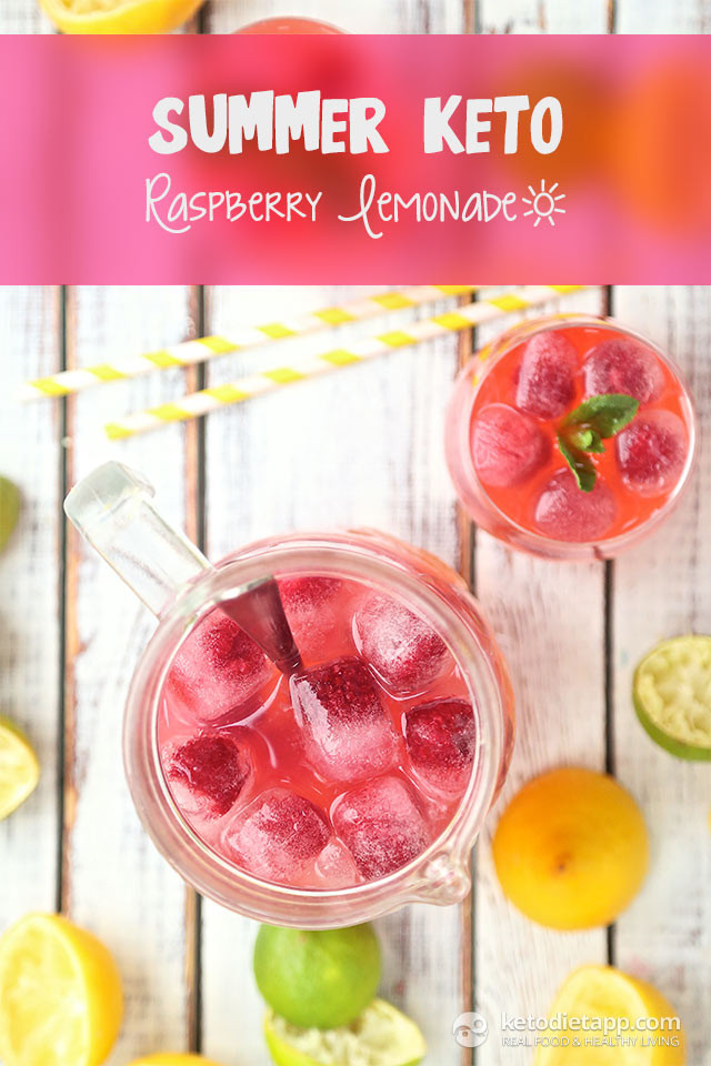 Summer Keto Drinks
 Summer Keto Raspberry Lemonade