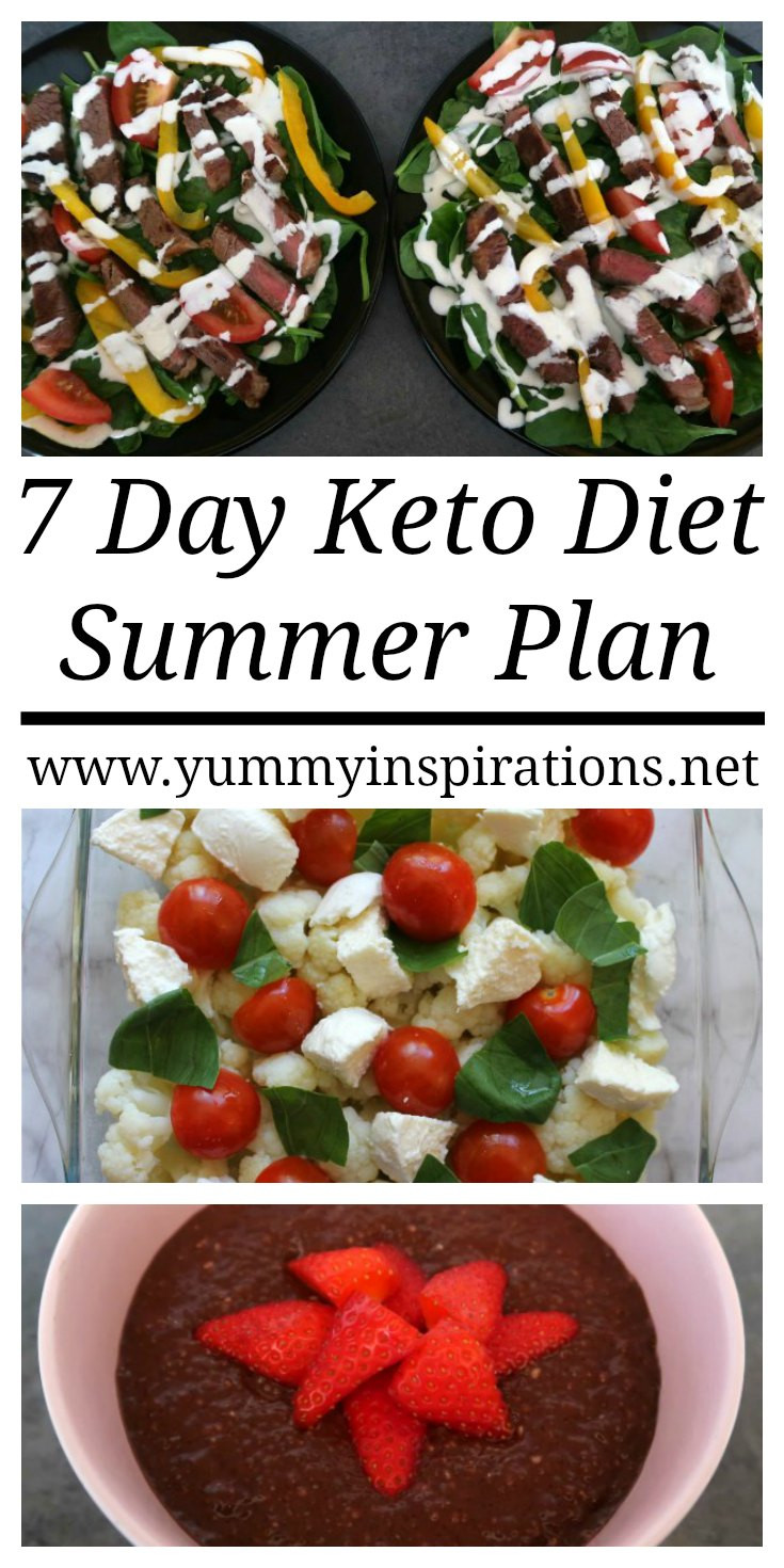 Summer Keto Meal Ideas 7 Day Keto Summer Diet Plan Low Carb Meal Plan For Beginners