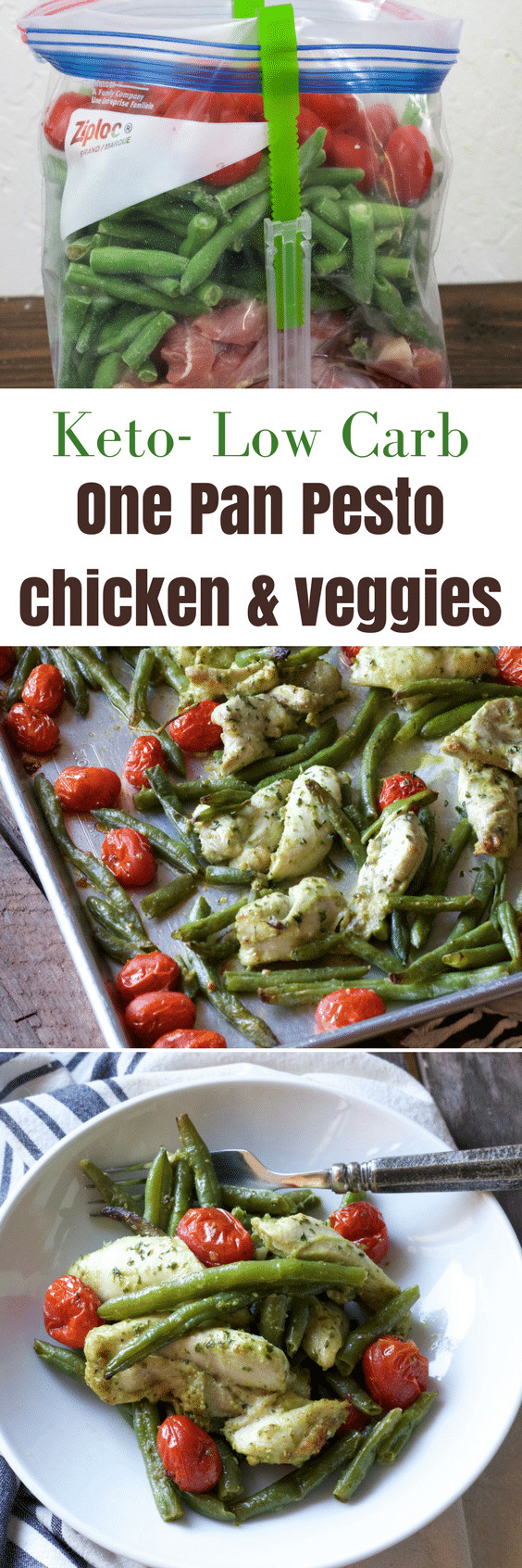 Super Clean Keto
 Keto Low Carb ONE PAN Chicken Pesto Dinner So simple and