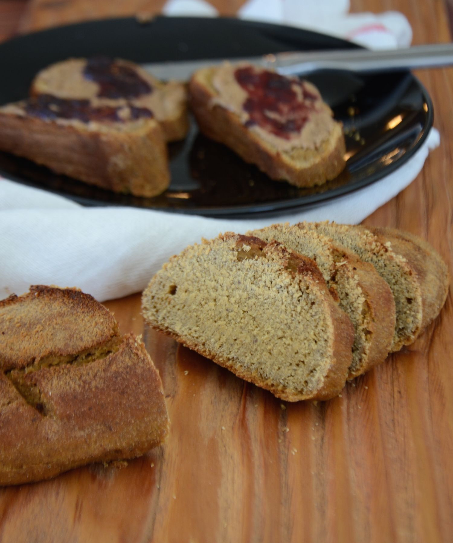 Sweet Potato Grain Free Bread
 Crusty Paleo Artisan Bread by Anti Grain Foods Made with