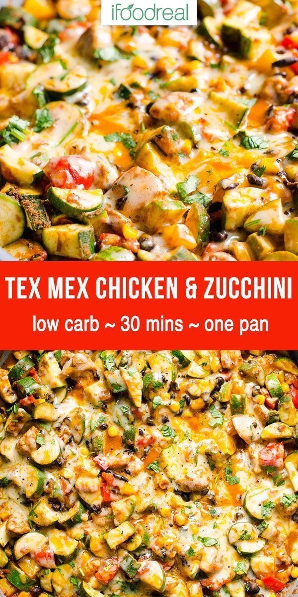 Tex Mex Chicken And Zucchini Keto Tex Mex Chicken and Zucchini iFOODreal Healthy Family