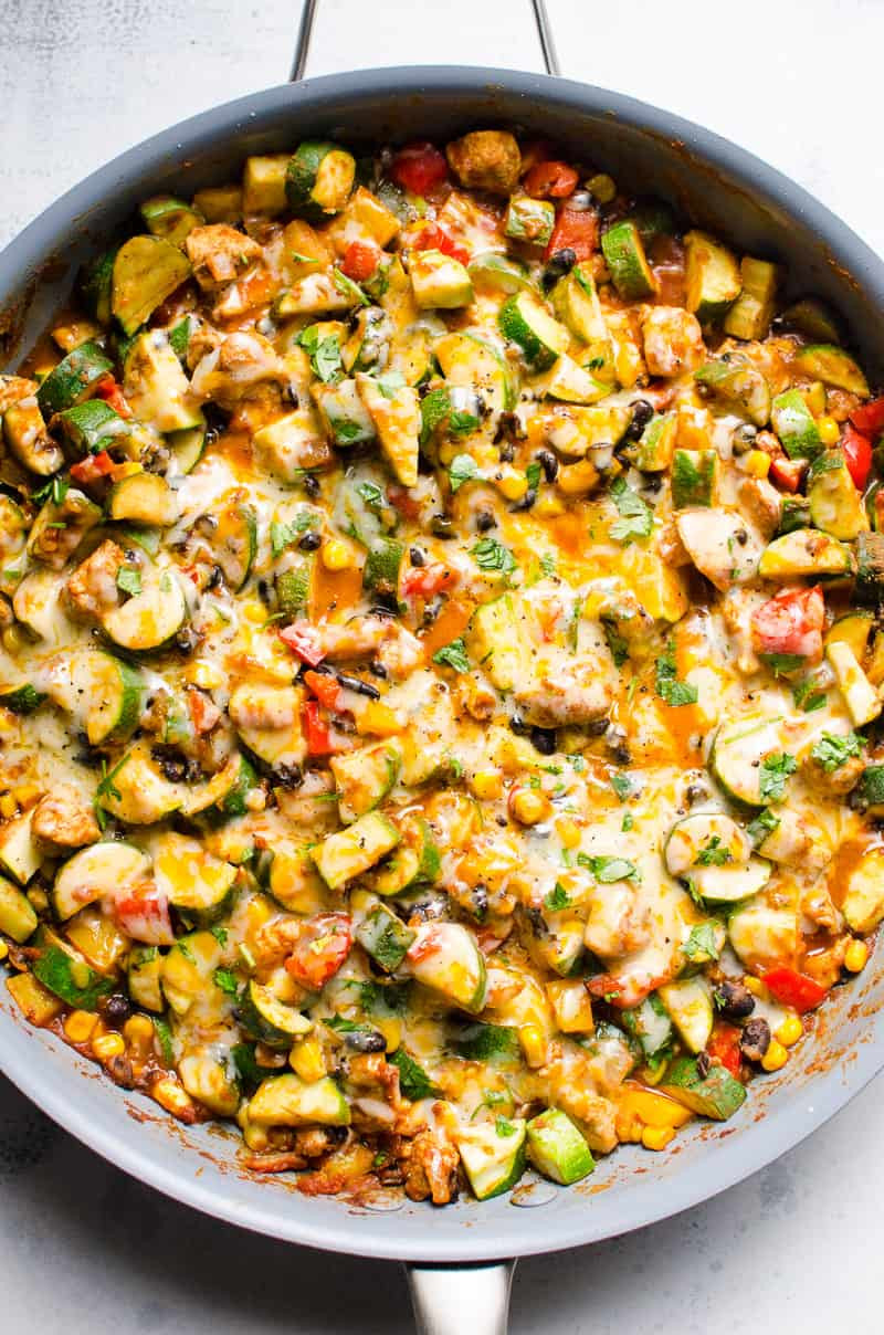 Tex Mex Chicken And Zucchini Keto Tex Mex Chicken and Zucchini Low Carb iFOODreal