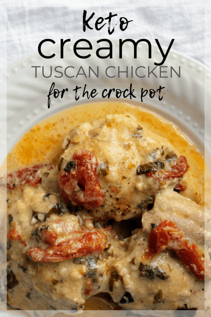 Tuscan Chicken Crockpot Keto
 Creamy Keto Tuscan Chicken Recipe in Crock Pot Keen for