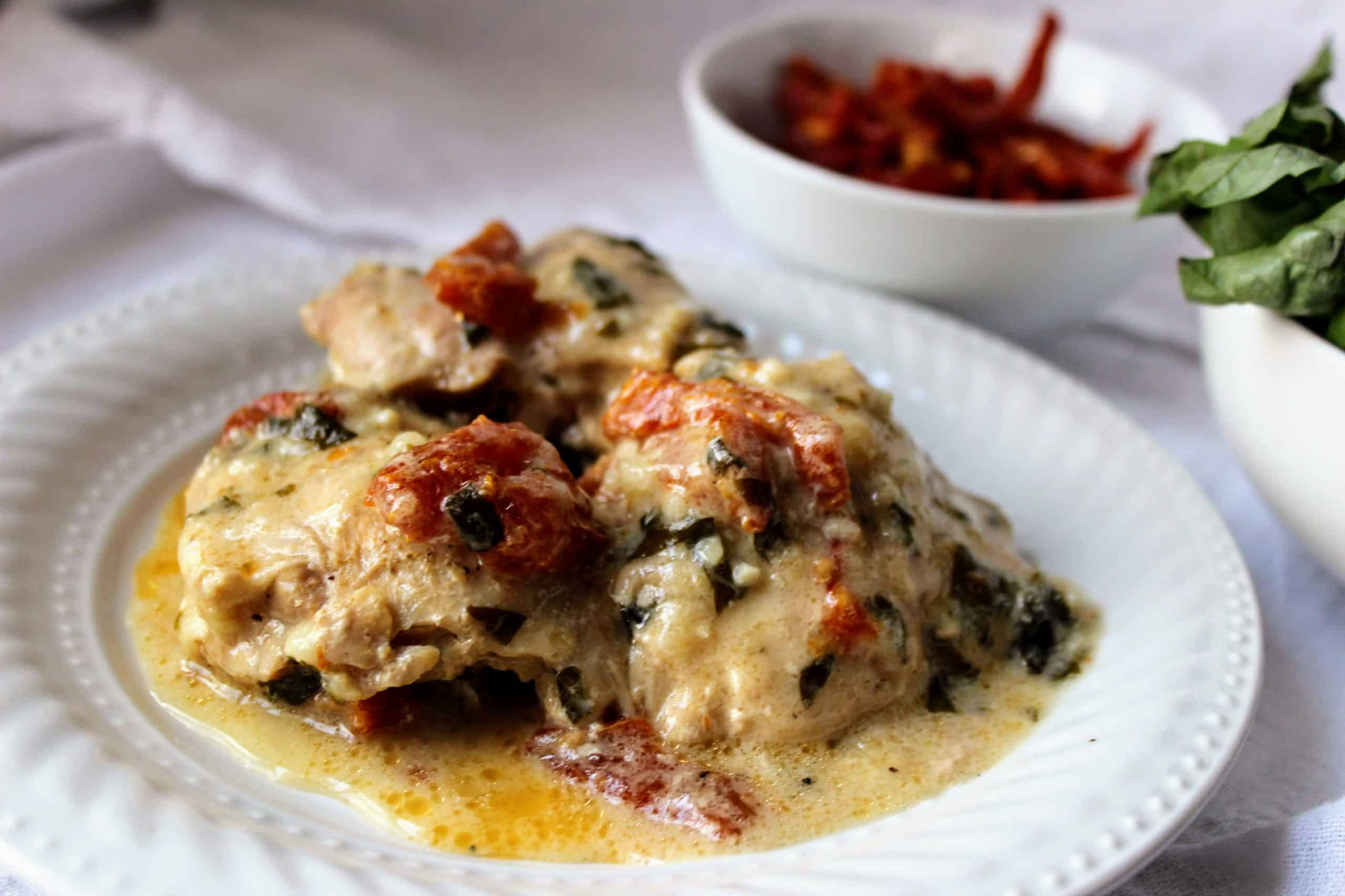 Tuscan Chicken Crockpot Keto
 Creamy Keto Tuscan Chicken Recipe in Crock Pot Keen for