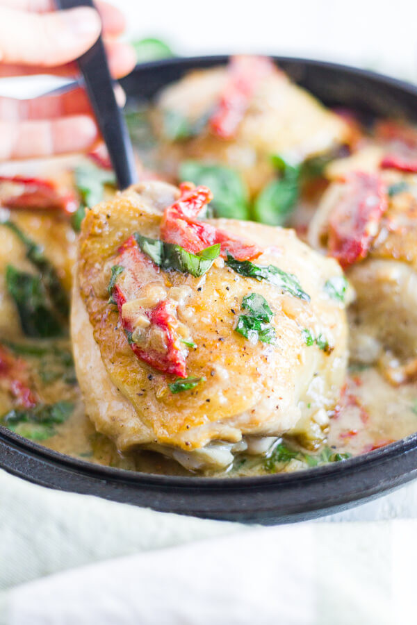 Tuscan Chicken Keto
 Creamy Tuscan Chicken [Keto Paleo]