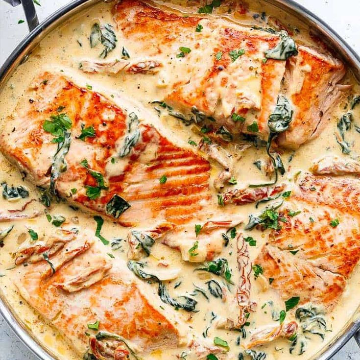 Tuscan Salmon Keto
 ONE PAN KETO TUSCAN SALMON Recipe in 2020