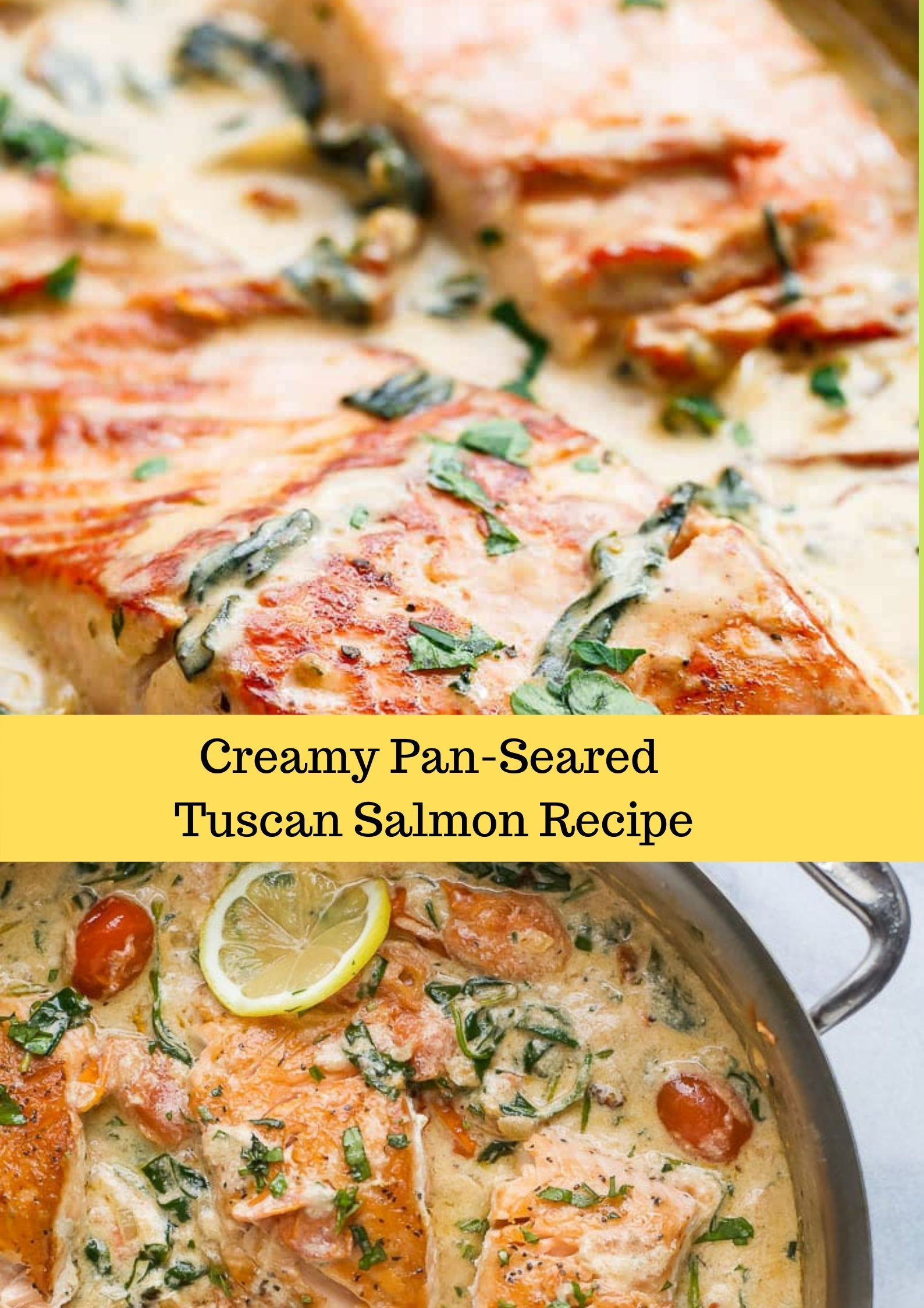 Tuscan Salmon Keto
 creamy garlic butter tuscan salmon recipe tuscan salmon