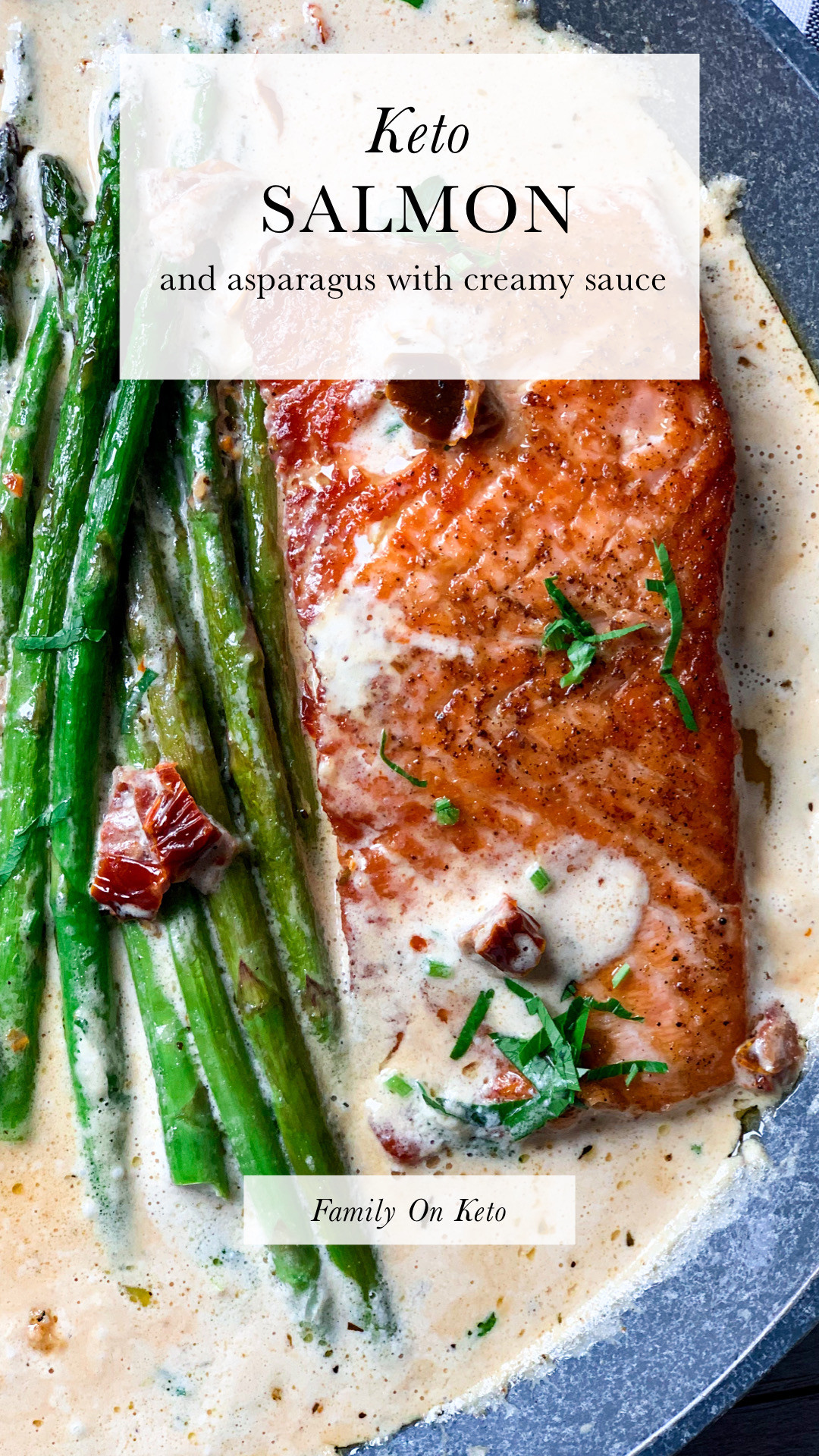 Tuscan Salmon Keto
 Keto salmon recipe one skillet salmon and asparagus with