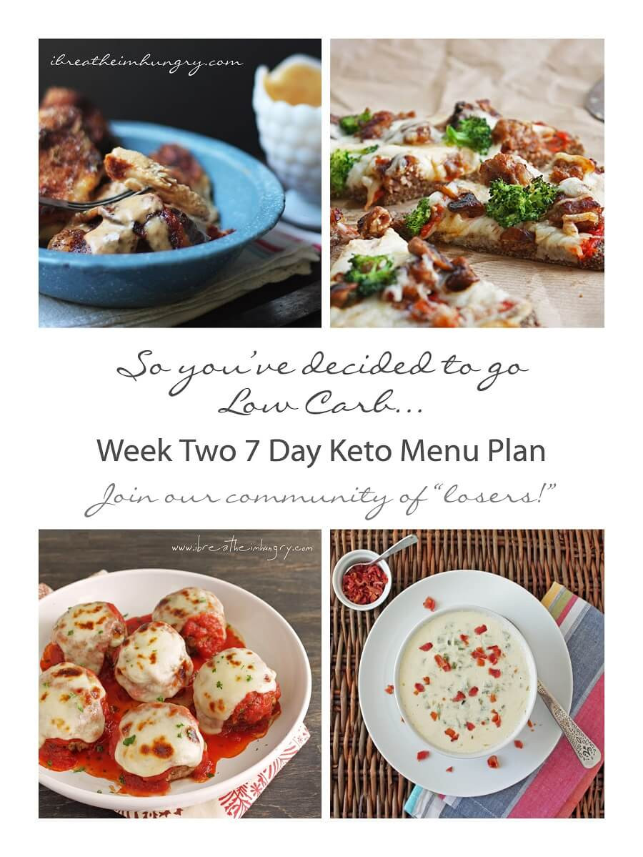 Two Week Keto Diet Plan
 Week Two Keto Low Carb 7 Day Meal Plan and Progress