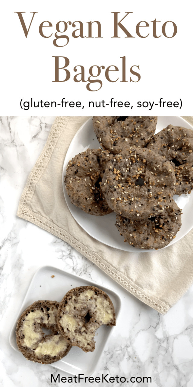 Vegan Keto Bagels
 Vegan Keto Bagels gluten free soy free nut free