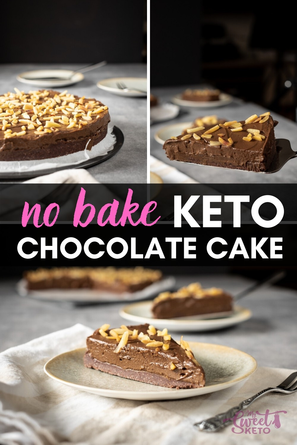Vegan Keto Baking
 No Bake Keto Chocolate Cake Vegan Friendly