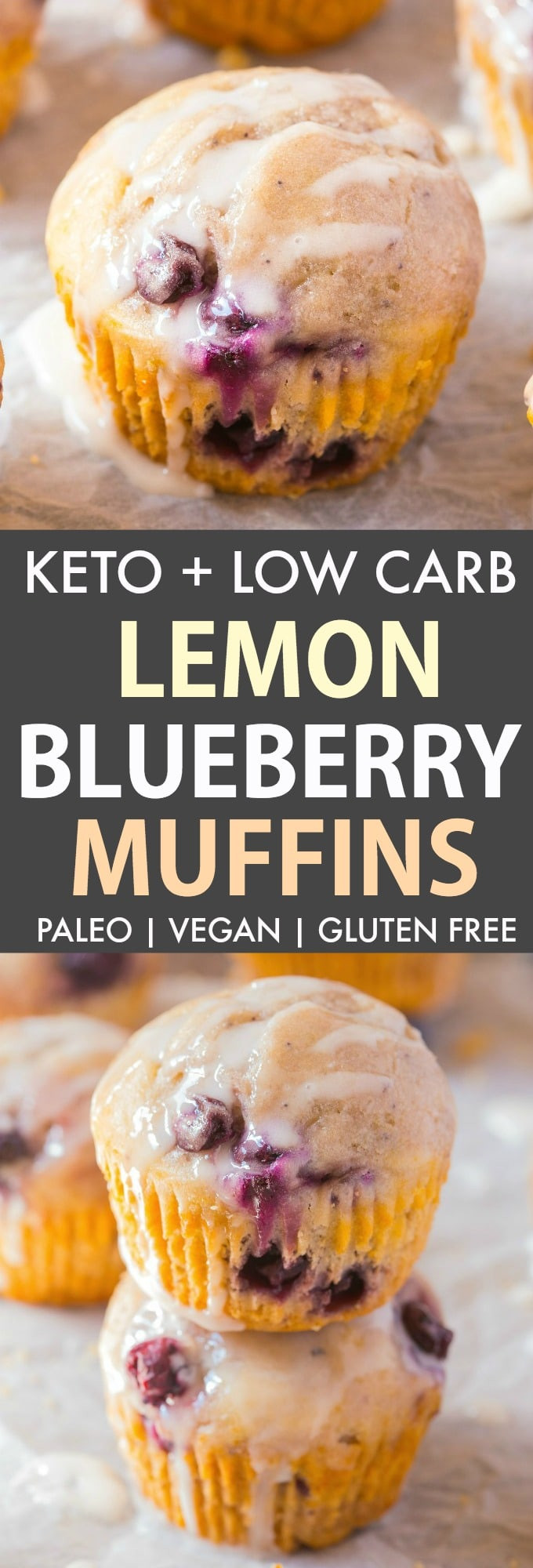 Vegan Keto Blueberry Muffins
 Keto Lemon Blueberry Muffins Paleo Vegan