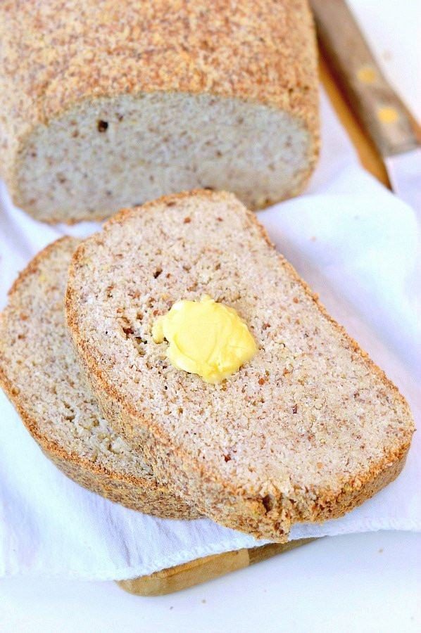 Vegan Keto Bread Almond Flour
 Keto bread loaf