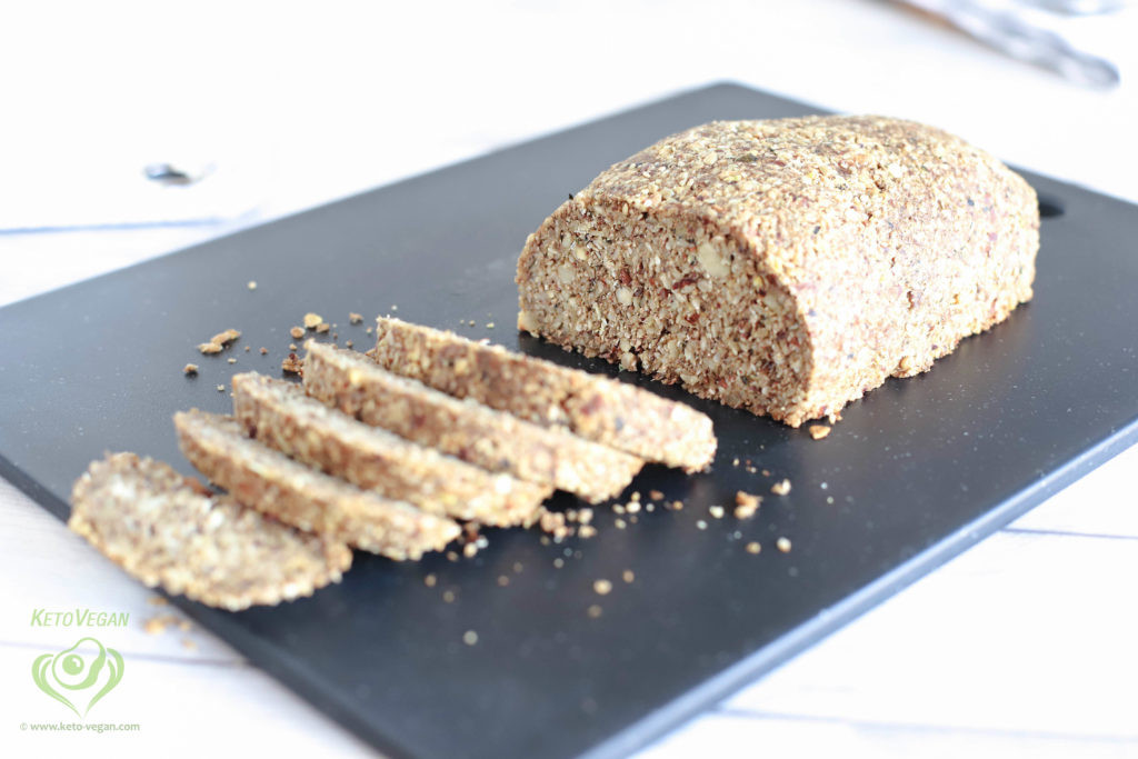 Vegan Keto Bread
 Grain Free Keto Vegan Seeded Bread Loaf