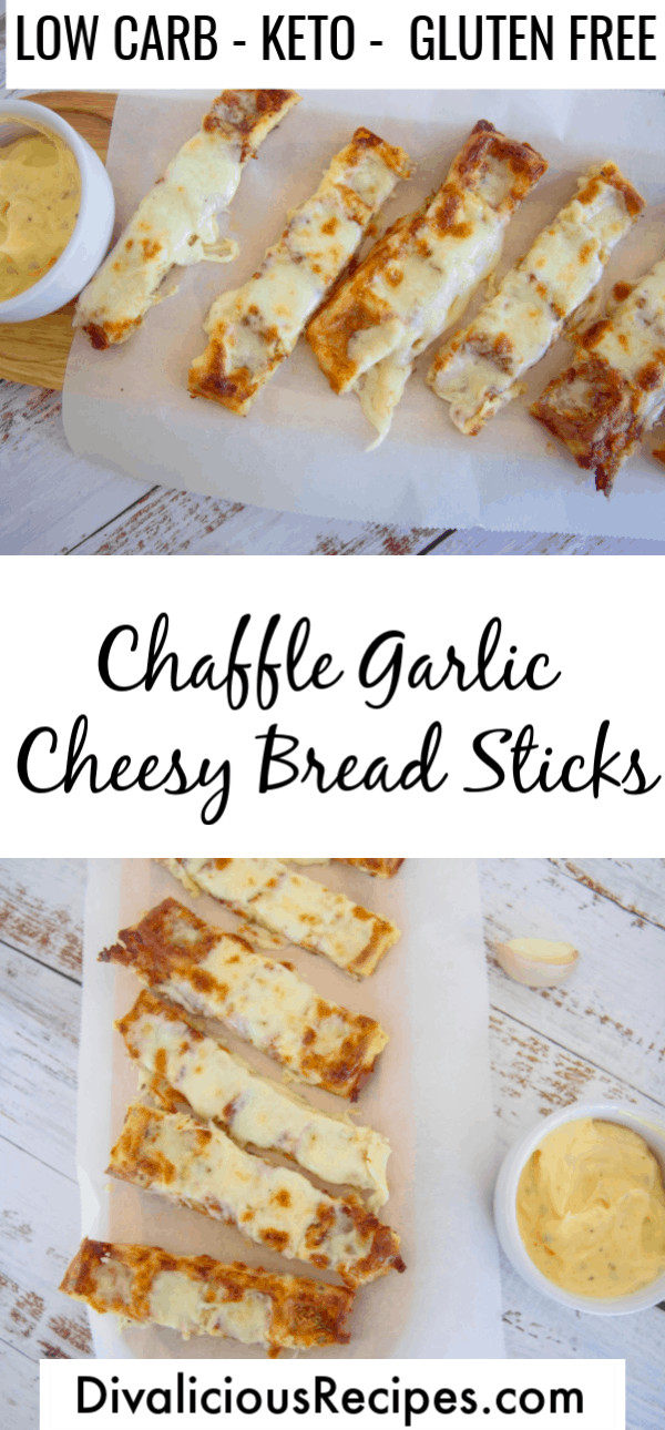 Vegan Keto Bread Sticks
 Keto Chaffle Garlic Cheese Bread Sticks Divalicious