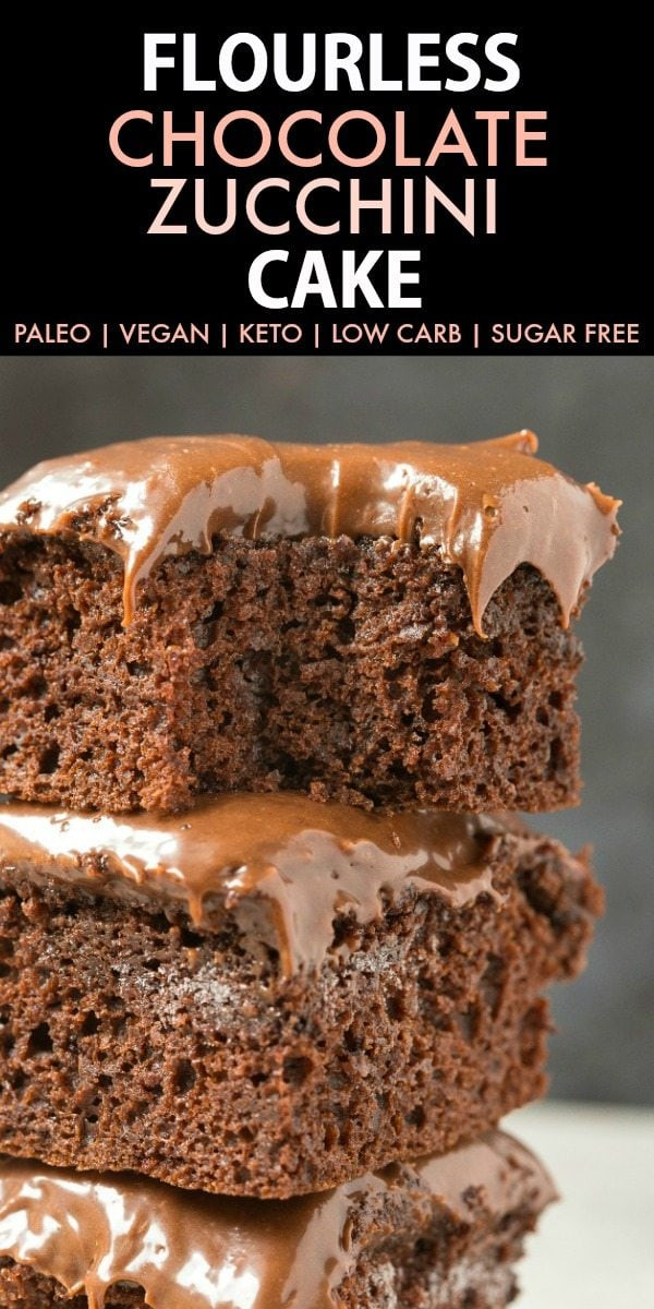 Vegan Keto Cake Recipes
 Flourless Paleo Vegan Chocolate Zucchini Cake Keto