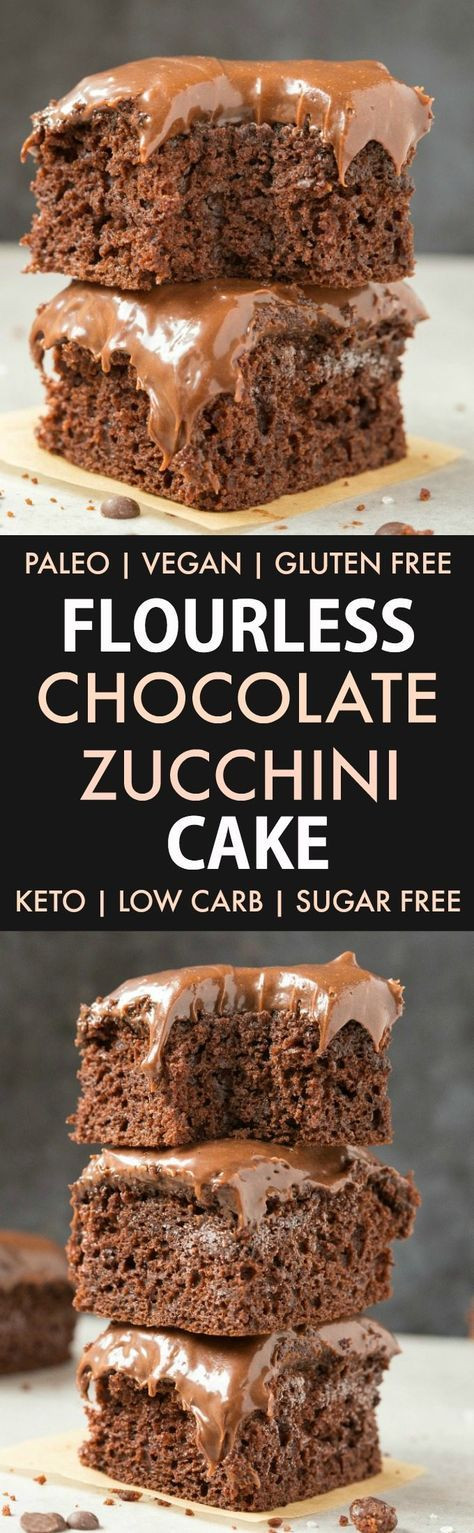 Vegan Keto Cake Recipes
 Flourless Paleo Vegan Chocolate Zucchini Cake Keto