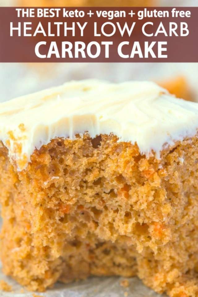 Vegan Keto Carrot Cake
 Healthy Keto Low Carb Carrot Cake Vegan