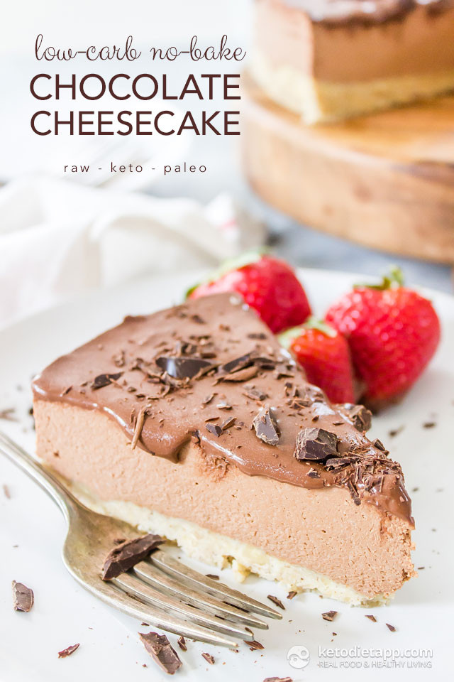 Vegan Keto Cheesecake
 Low Carb Raw Chocolate Cheesecake