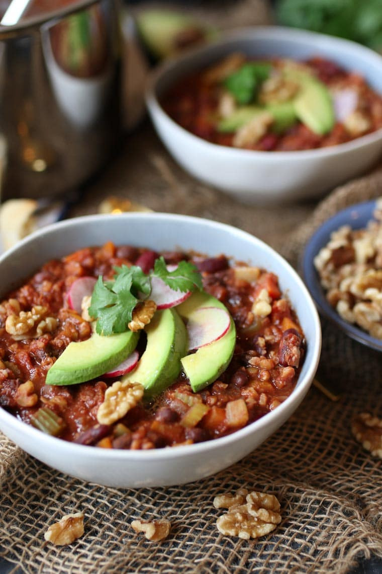 Vegan Keto Chili
 Vegan Keto Walnut Chili