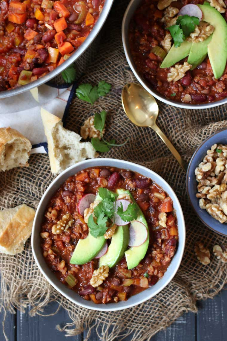 Vegan Keto Chili
 Vegan Keto Walnut Chili