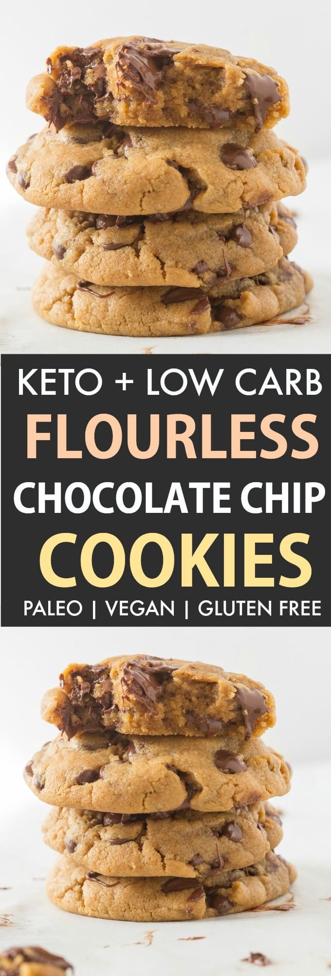 Vegan Keto Chocolate Chip Cookies
 Keto Chocolate Chip Cookies Vegan Paleo