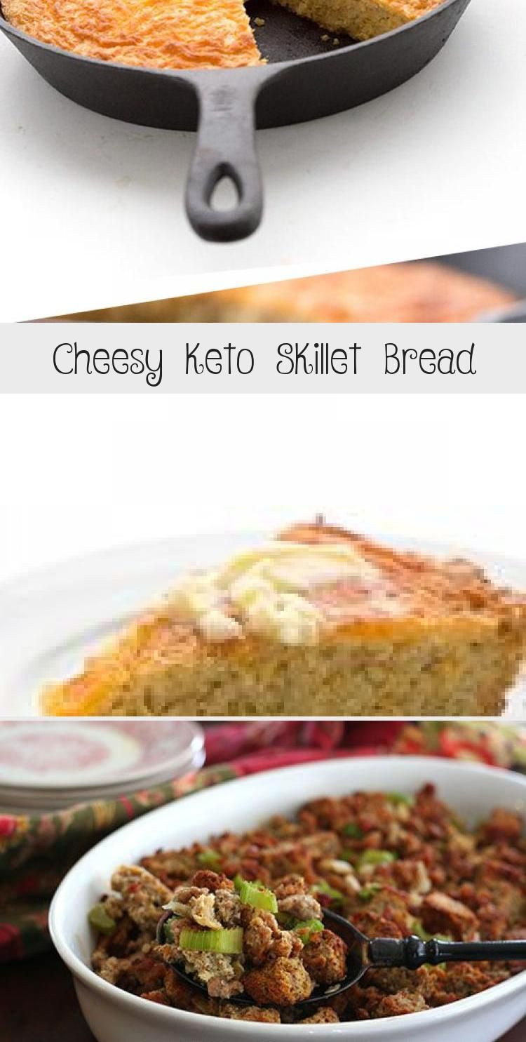 Vegan Keto Cornbread
 Cheesy Keto Skillet Bread