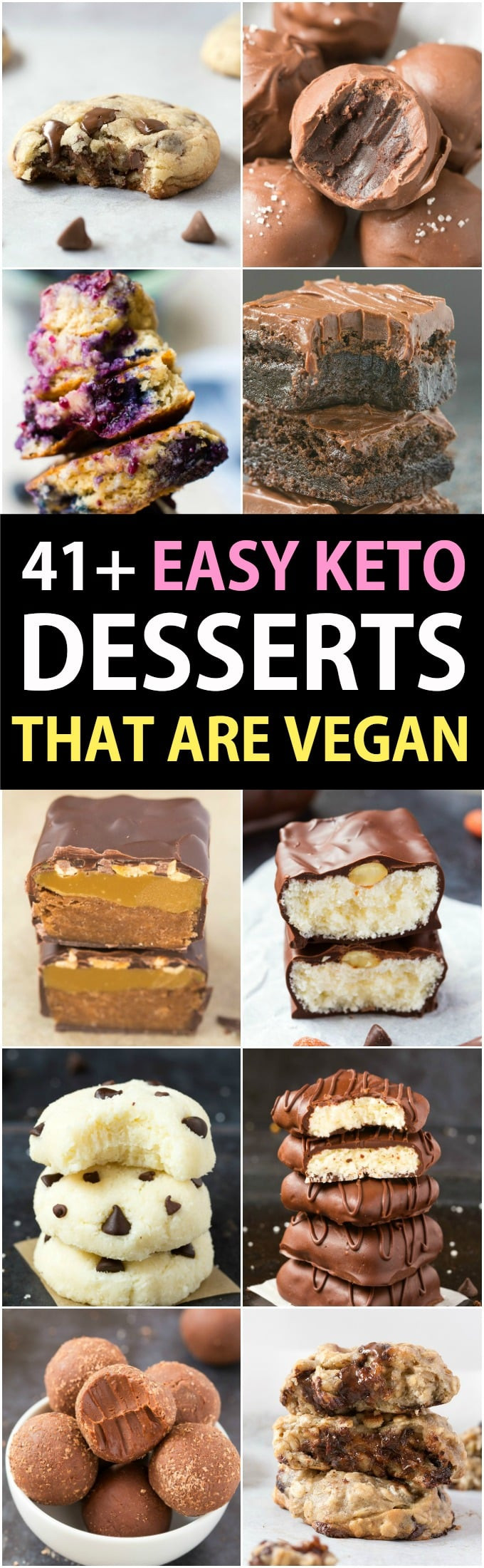 Vegan Keto Dessert Recipes
 41 Easy Keto Friendly Dessert Recipes that are Vegan