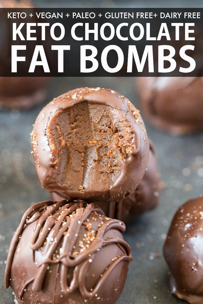 Vegan Keto Fat Boms
 Keto Chocolate Fat Bombs Paleo Vegan