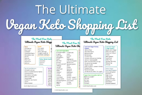 Vegan Keto Grocery List
 The Ultimate Vegan Keto Shopping List