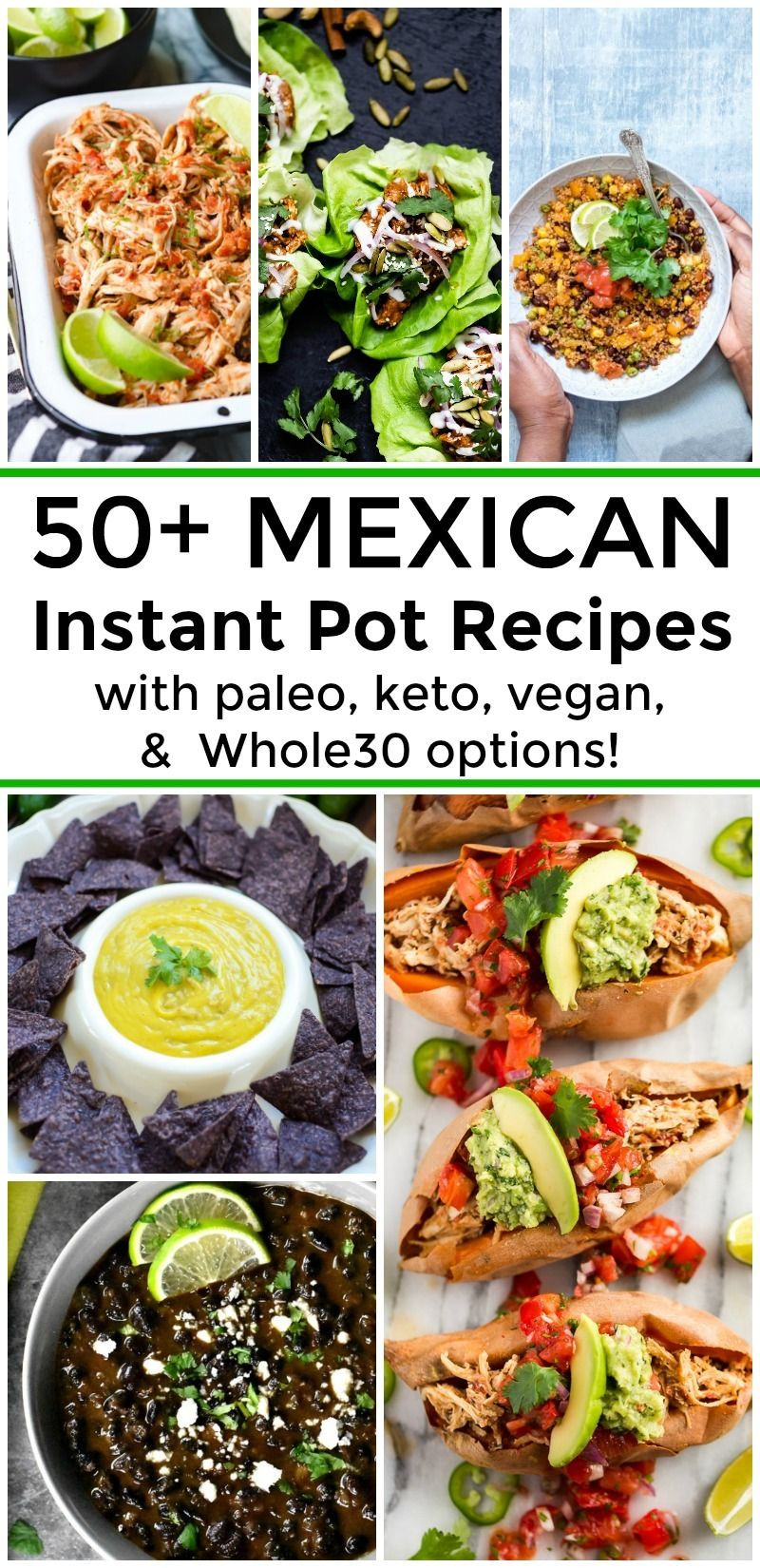 Vegan Keto Instant Pot Recipes
 50 Healthy & Gluten Free Mexican Instant Pot Recipes