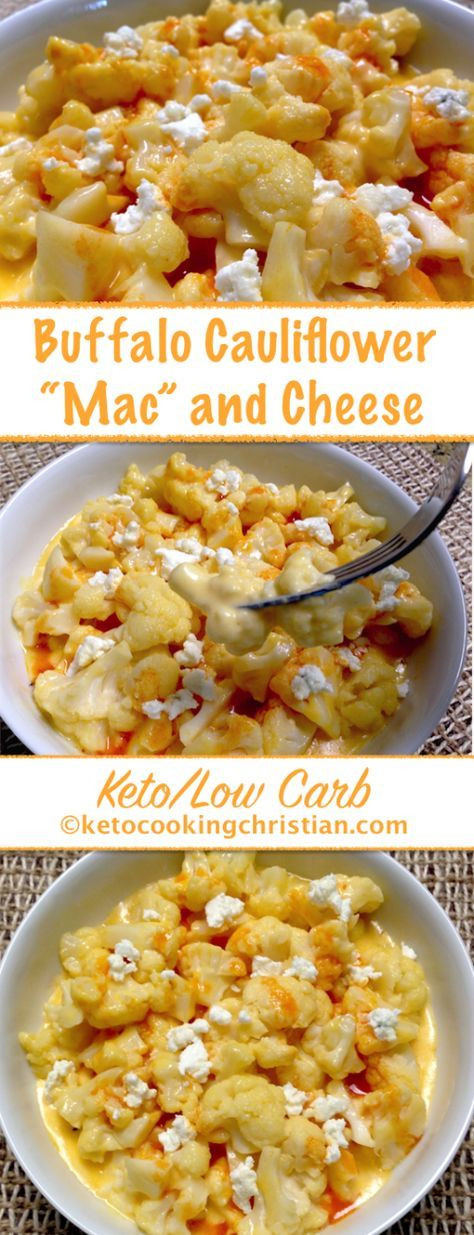 Vegan Keto Mac And Cheese
 Buffalo Cauliflower "Mac" and Cheese Keto and Low Carb