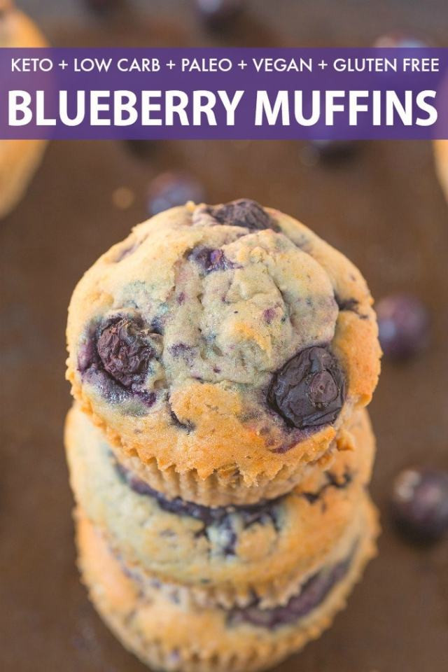 Vegan Keto Muffins
 Keto Blueberry Muffins Paleo Vegan