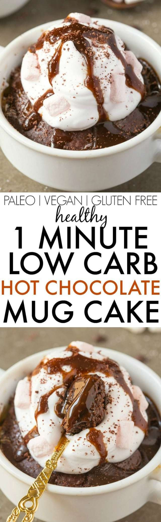 Vegan Keto Mug Cake
 Keto Hot Chocolate Brownie Mug Cake Paleo Vegan