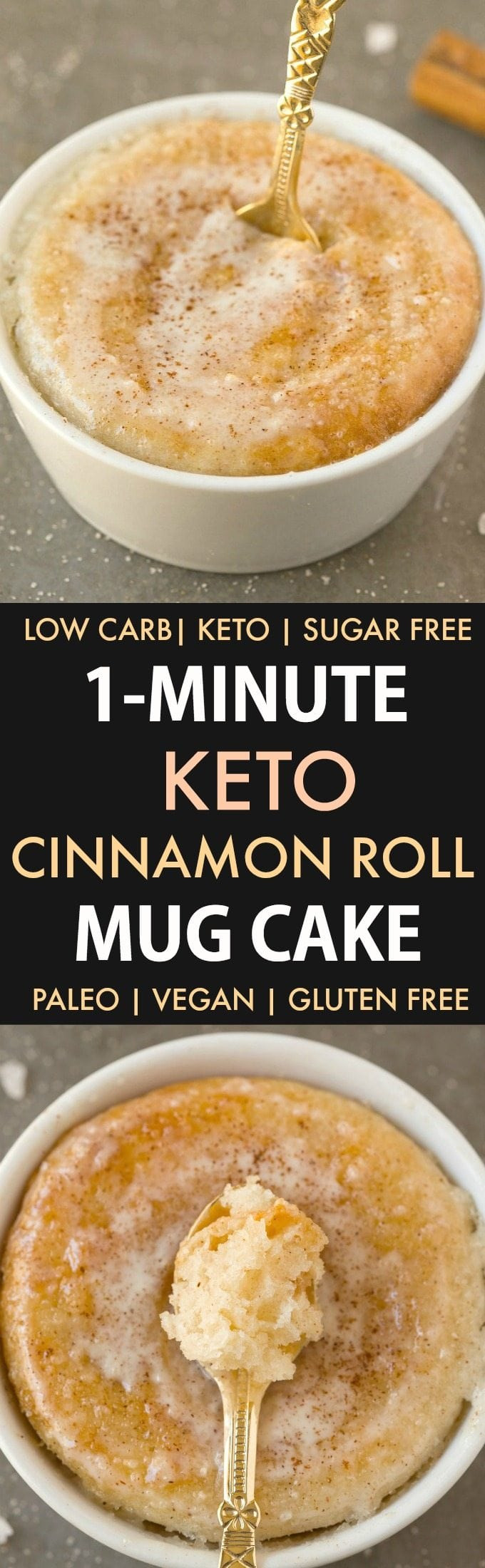 Vegan Keto Mug Cake
 Healthy 1 Minute Low Carb Keto Mug Cakes Paleo Vegan