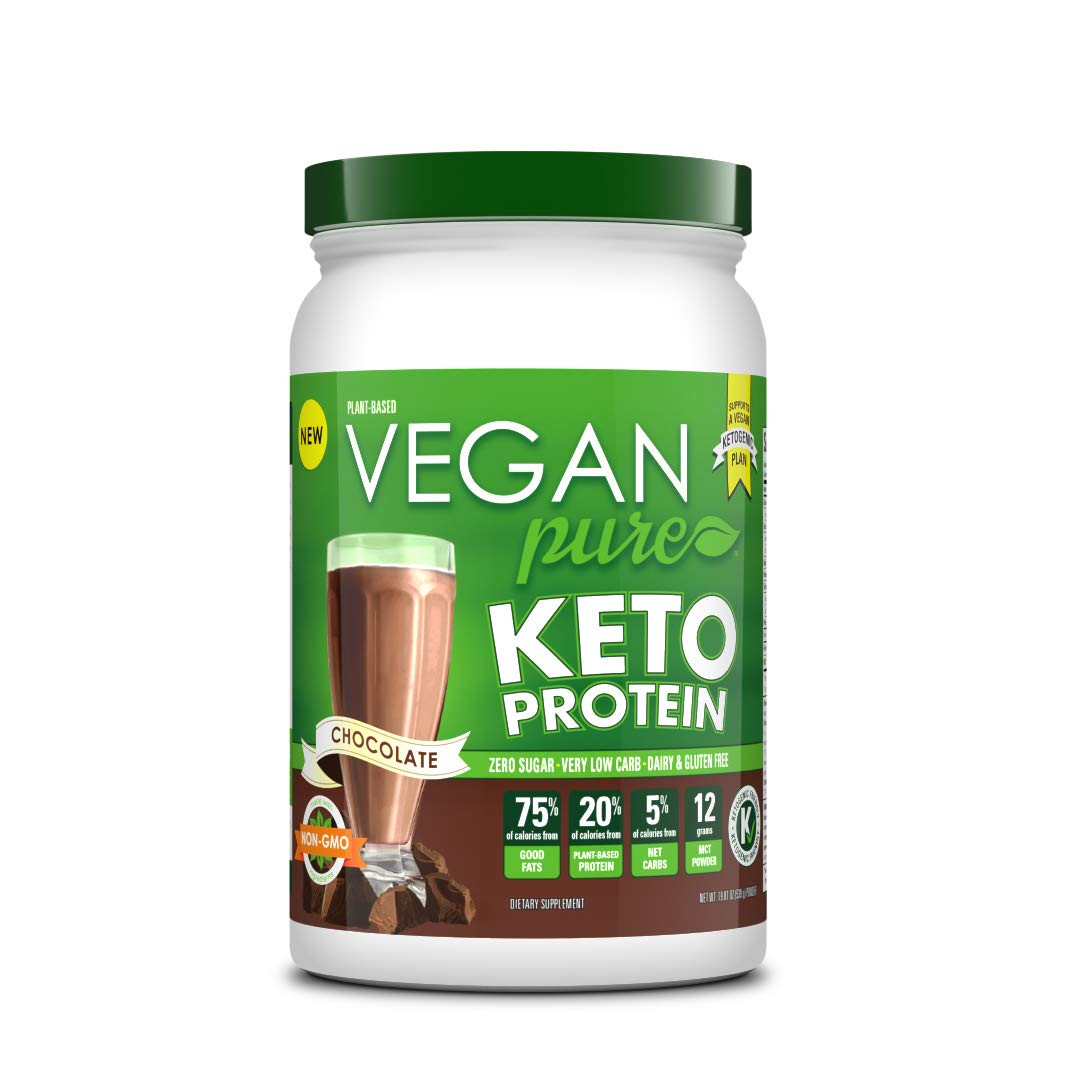 Vegan Keto Protein
 Amazon Vegan Pure Keto Protein Powder Sugar Free
