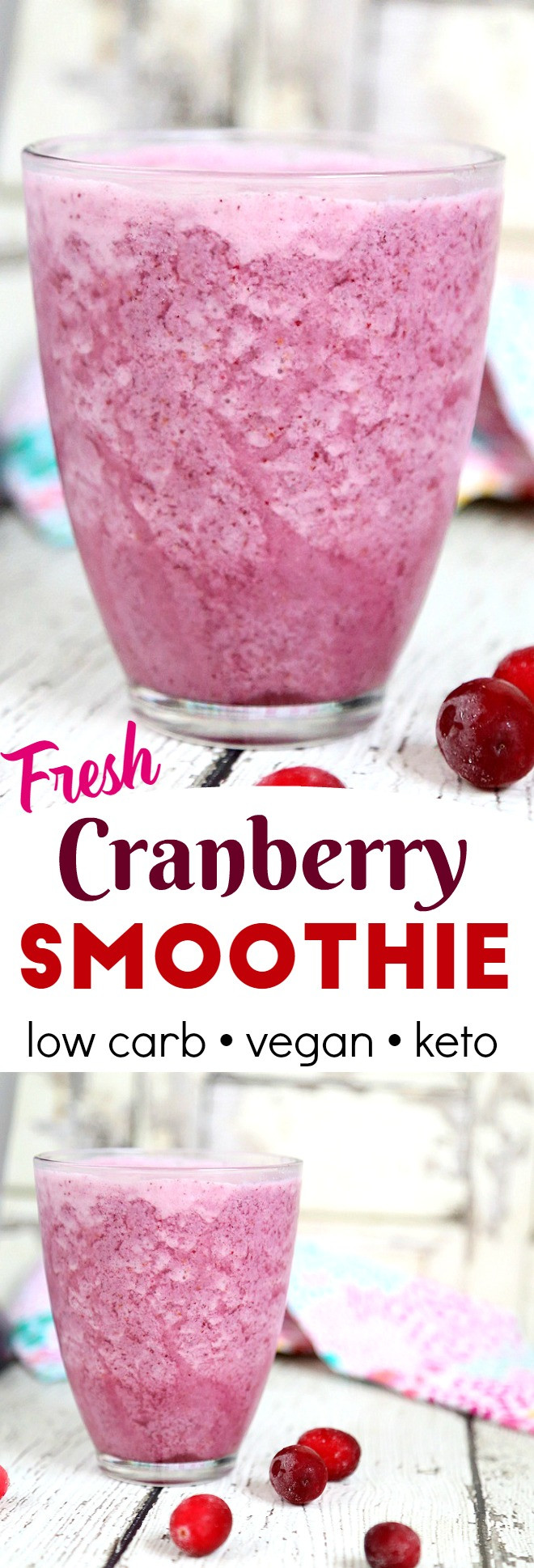 Vegan Keto Smoothie
 Fresh Cranberry Smoothie Recipe Low Carb Keto Smoothie