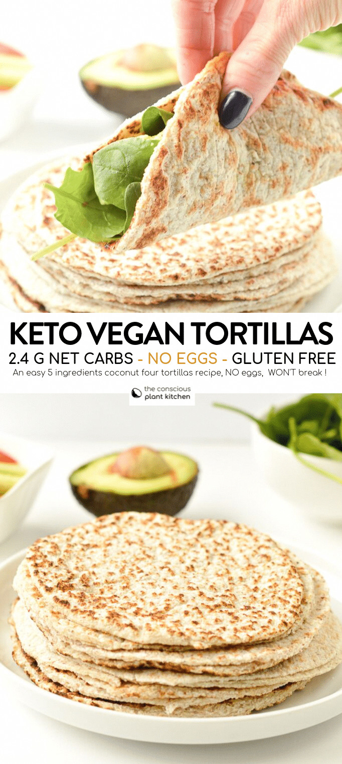 Vegan Keto Tortillas
 Gluten free tortillas recipe keto vegan The Conscious
