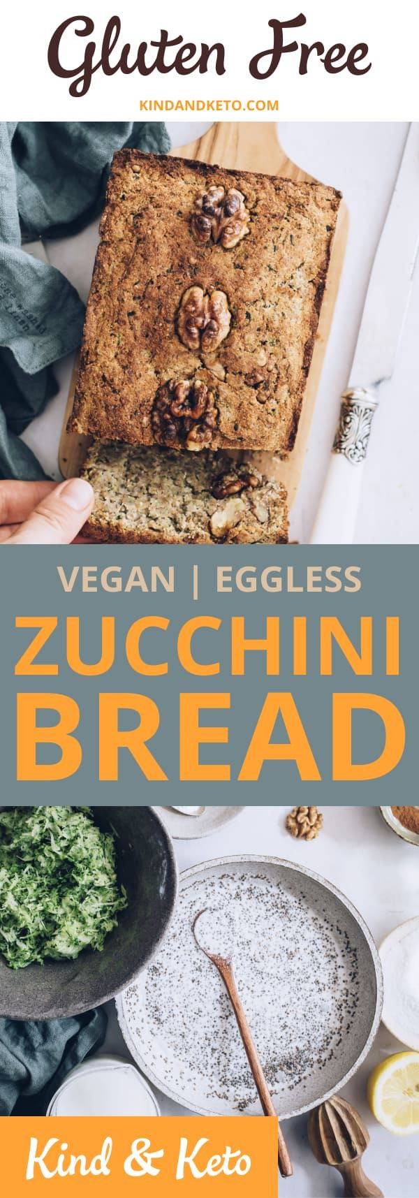 Vegan Keto Zucchini Bread
 Easy Bake Vegan Keto Zucchini Bread