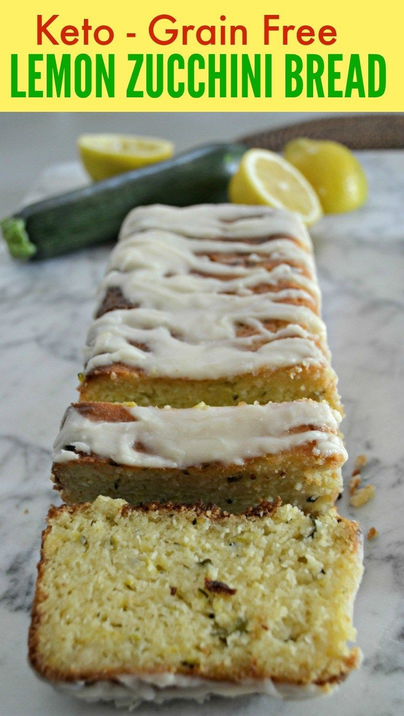 Vegan Keto Zucchini Bread
 Keto Lemon Zucchini Bread With images